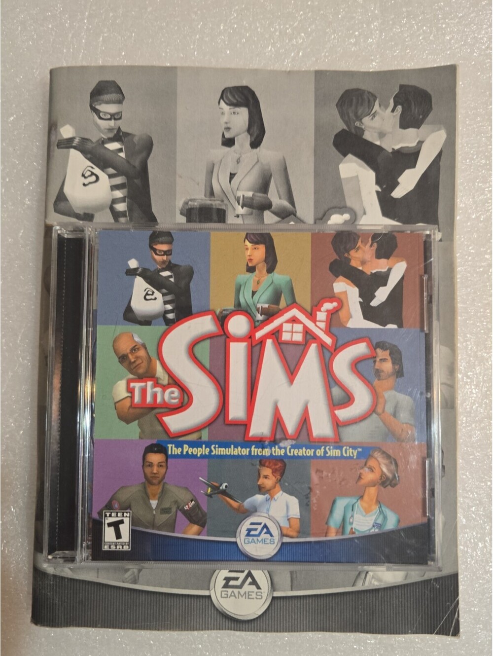 PC Game Electronic Arts - The Sims The People Simulator T-Teen w/Manual